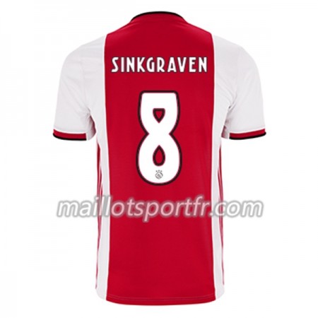 Maillot de Foot Ajax Amsterdam Daley Sinkgraven 8 Domicile 2019/20